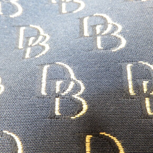 Dooney & Bourke DB Vintage Nikki Black Gold Signature Logo Shoulder Satchel Bag - Picture 5 of 14